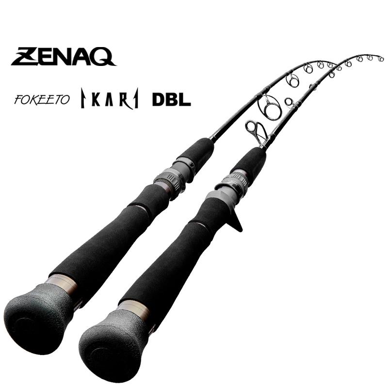 日本ZENAQ海钓慢摇FOKEETO铁板快抽竿深海船钓金枪大物独节路亚竿