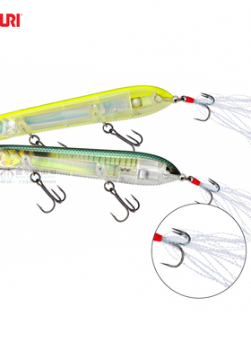 日本YO ZURI友祝3D棱镜R1444水面铅笔远投路亚假饵鲈鱼翘嘴硬鱼饵