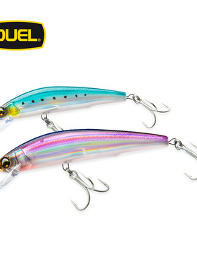 DUEL日本杜尔乐浮水米诺缓浮硬饵F1252远投翘嘴鲈鱼路亚假饵F1253