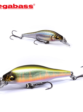 日本MEGABASS浮水米诺X-80JR远投路亚假饵重心转移翘嘴海鲈硬饵