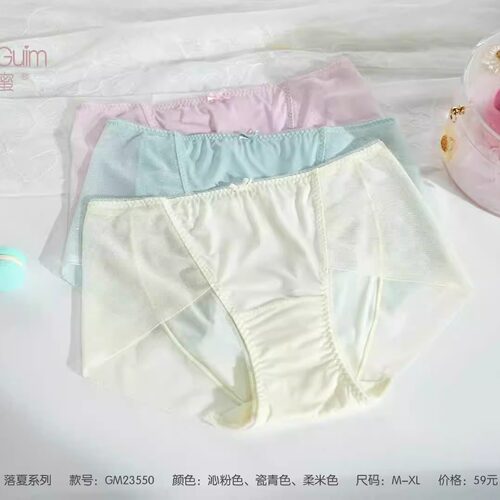 梧桐闺蜜网纱包臀中低腰内裤