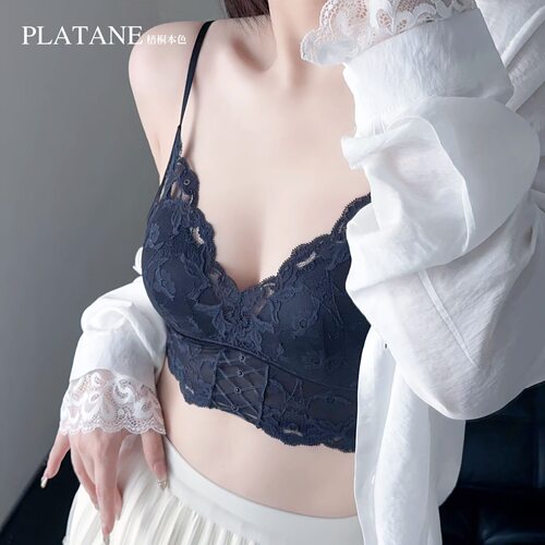 梧桐本色内衣茶熙小背心AB小C通杯U型美背舒适无钢圈性感wn65243