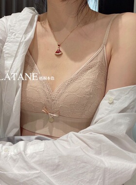 熙光无钢圈小背心梧桐本色内衣轻薄舒适无痕无压美背文胸wn21107