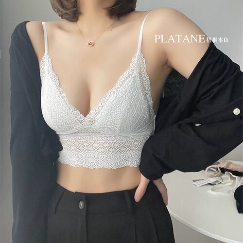 格雅超薄小背心梧桐本色文胸美背带胸垫性感小吊带内衣WN22152