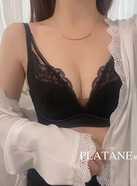 和颜悦色AB夹棉杯梧桐本色内衣小胸桑蚕丝内里聚拢薄棉杯wn22107