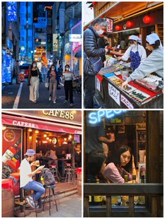 日本人文纪实城市生活街拍旅拍扫街车流情感摄影场景素材