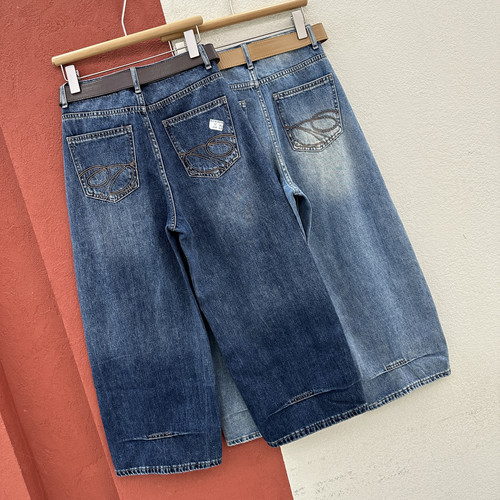 JEANS牛仔裤58226牛仔裤女高腰复合厚绒弯刀裤香蕉长裤裤脚收缩裤