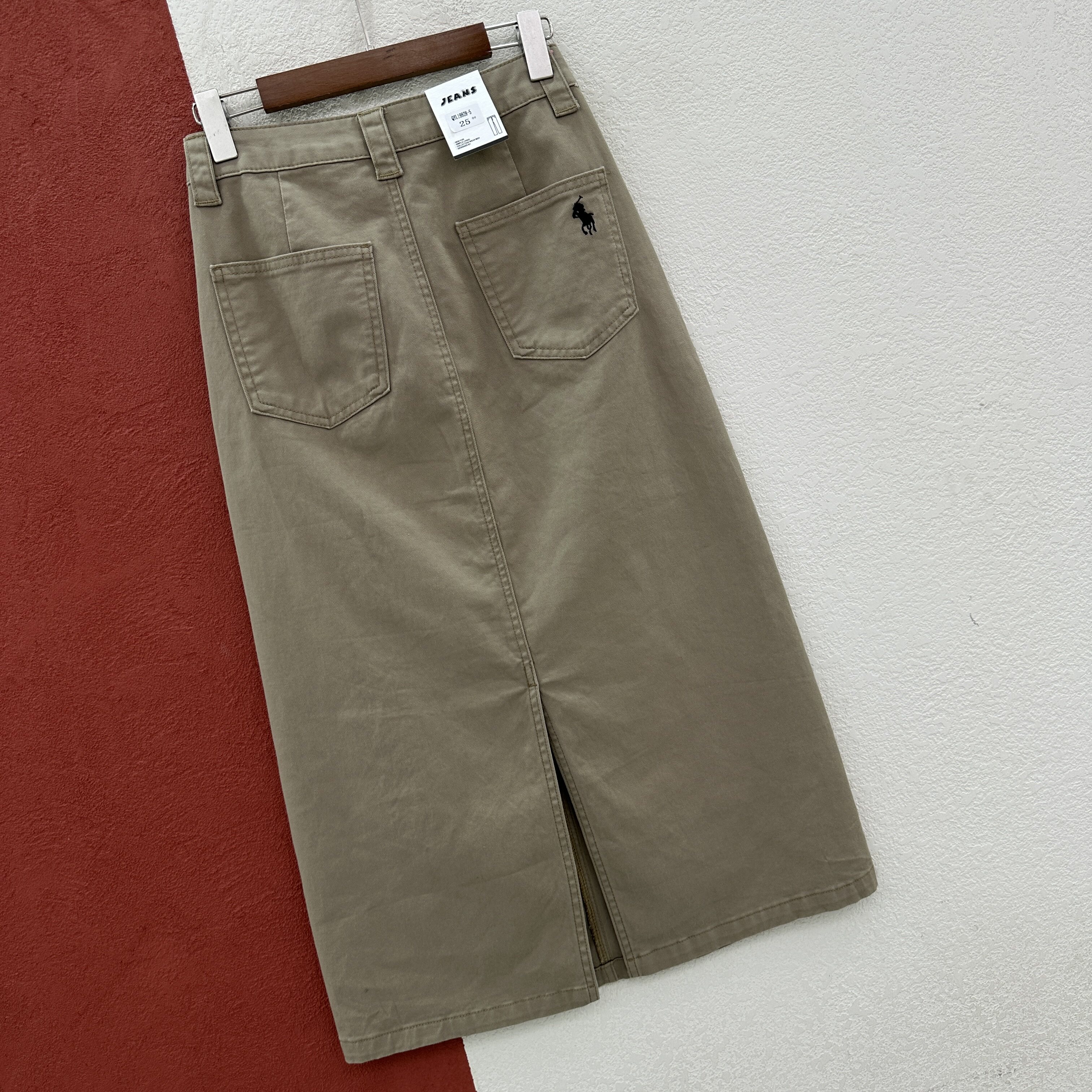 春夏欧货JEANS欧货19928牛仔半身裙女中长款A字裙开叉刺绣伞裙潮