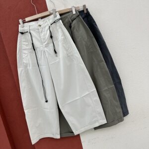 欧货A FASHION JEANS阿凡牛5730休闲裤女夏款弯刀阔腿速干裤薄款