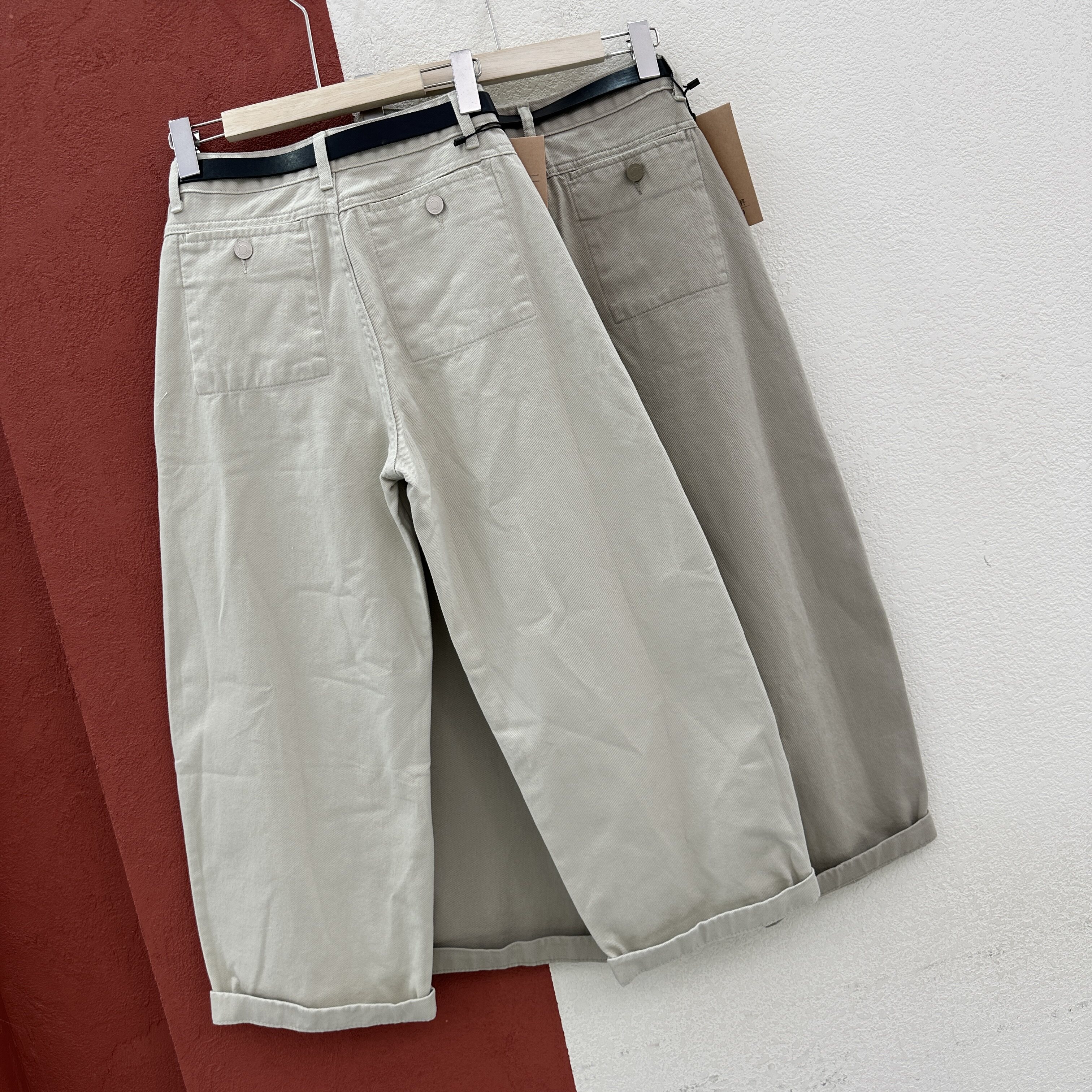 2026春款FASHION JEANS壹流壹8017牛仔女高腰显瘦九分网红奶奶裤