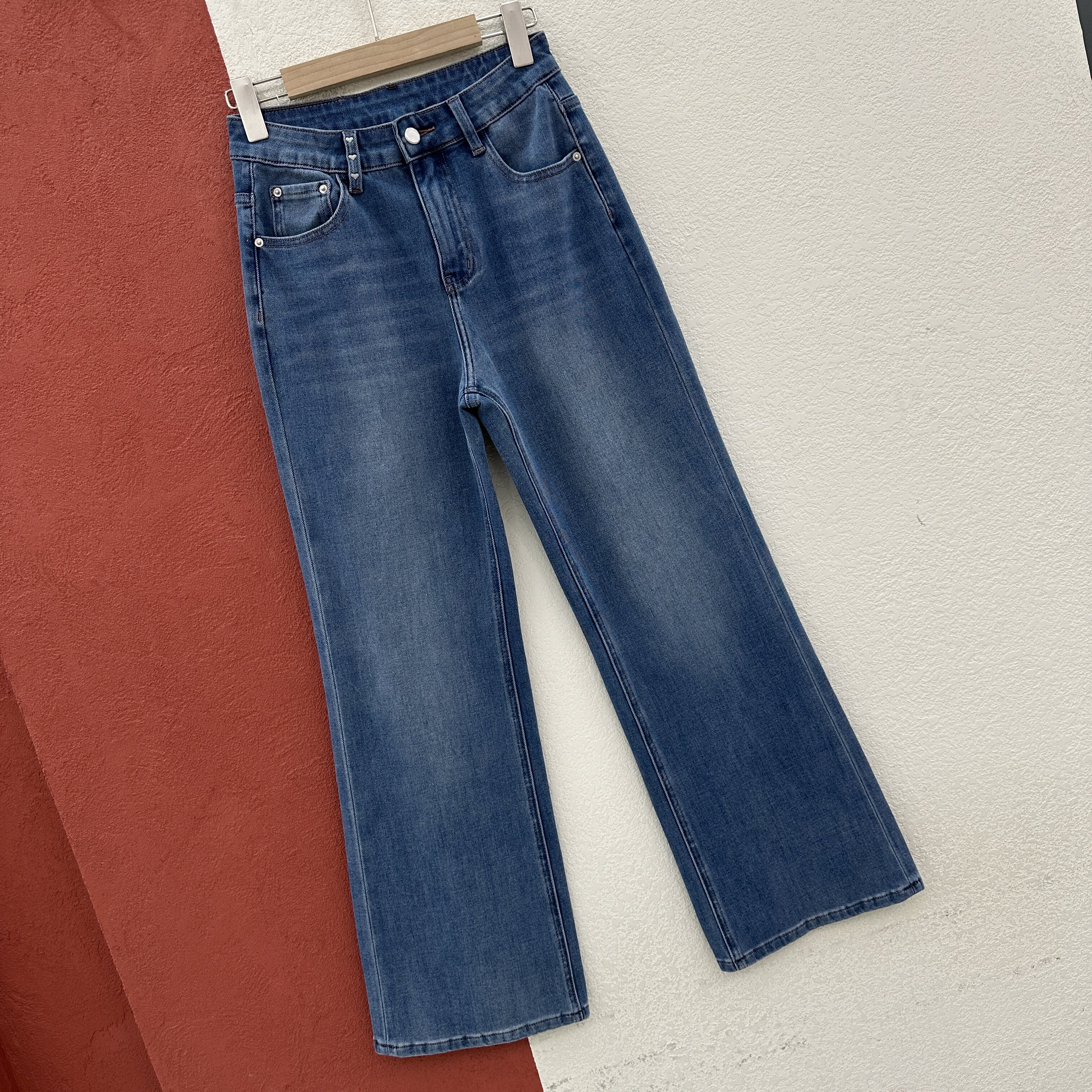 2026春款Q FASHION JEANS酷希莱61271微喇牛仔裤女高腰显瘦喇叭裤