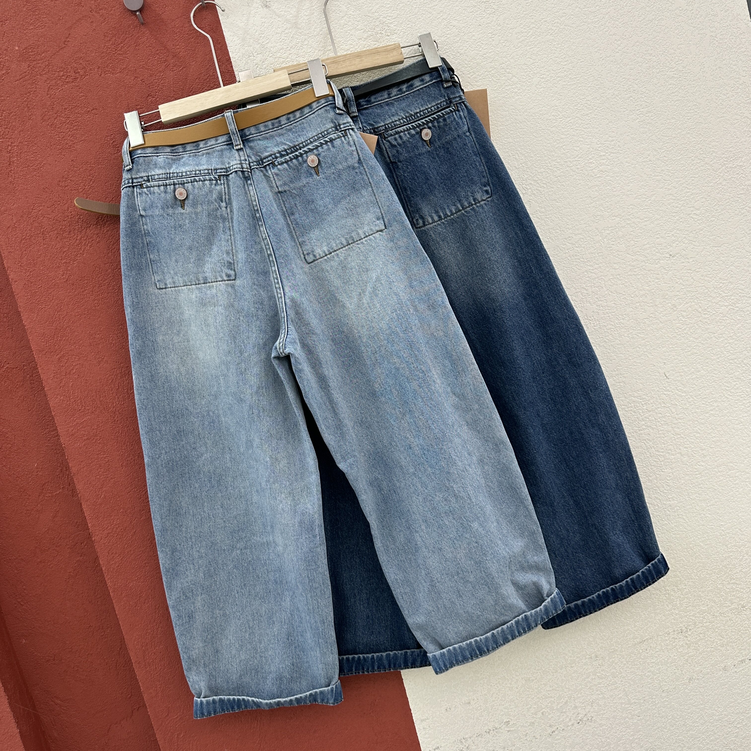 2026春款FASHION JEANS壹流壹8017 8097牛仔裤女式九分网红奶奶裤