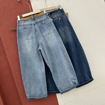 2026春款FASHION JEANS壹流壹8017 8097牛仔裤女式九分网红奶奶裤