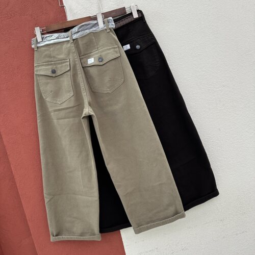 2026秋款FASHION JEANS84957 84959牛仔裤女宽松压线弯刀裤奶奶裤
