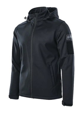 MAGNUM塞夫斯户外软壳夹克透气防风外套黑色休闲徒步通勤日常保暖