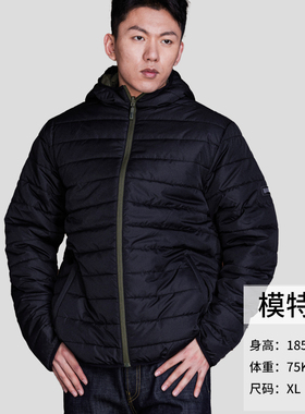 MAGNUM轻质填充夹克黑色户外保暖外套徒步旅行秋冬轻量衣2.0