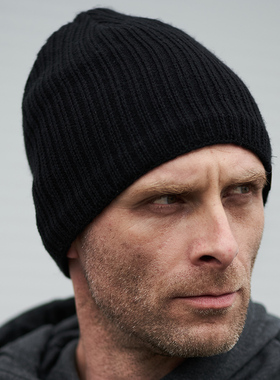 Magnum马格南 军迷户外战术维克多针织弹力保暖冷帽黑色M801845