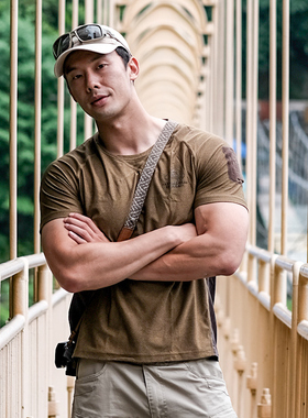 MAGFORCE麦格霍斯c0112台马双色拼接夏季运动户外骑行新品T恤