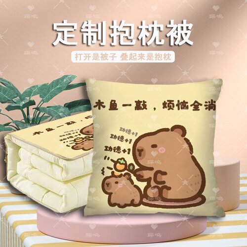 车载空调抱枕被多功能两用二合一