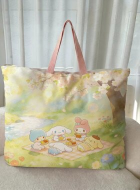 美乐蒂幼儿园被子收纳袋牛津布儿童衣服棉被褥旅行搬家打包袋防潮