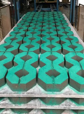 8字砖八字植草砖道板砖停车场砖草坪砖广场砖水泥砖园林砖彩砖