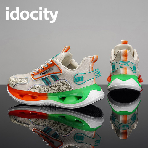 IDOCITY男鞋2026秋季青少年轻便软底超轻减震跑步运动鞋学生潮鞋