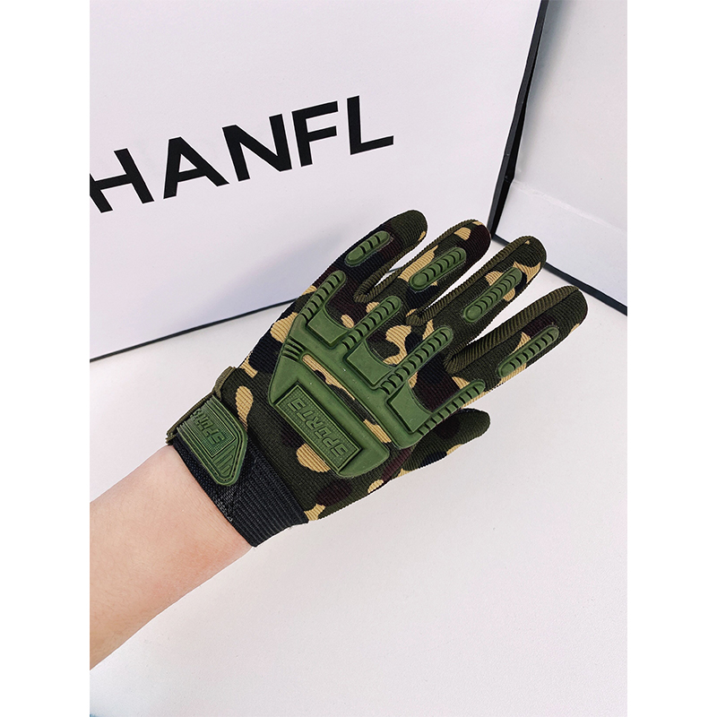 小学生儿童防滑耐磨全指薄手套格斗户外运动骑行平衡车健身防起茧