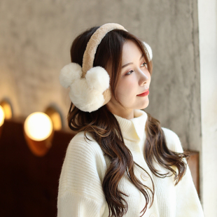 耳罩冬季女士保暖仿兔毛防风学生可爱耳暖可折叠护耳神器耳朵保暖