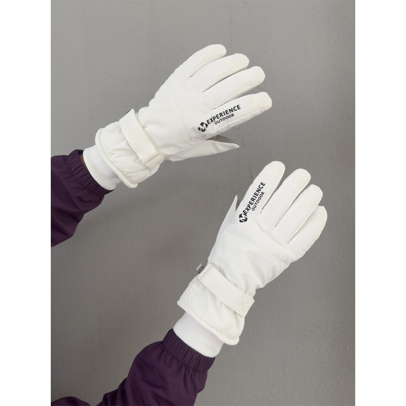 BUBU女可触屏滑雪手套