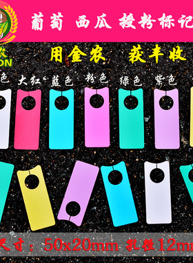 农业葡萄西瓜授粉记号卡标记牌苗木环扣花卉标签标识标签牌挂吊牌