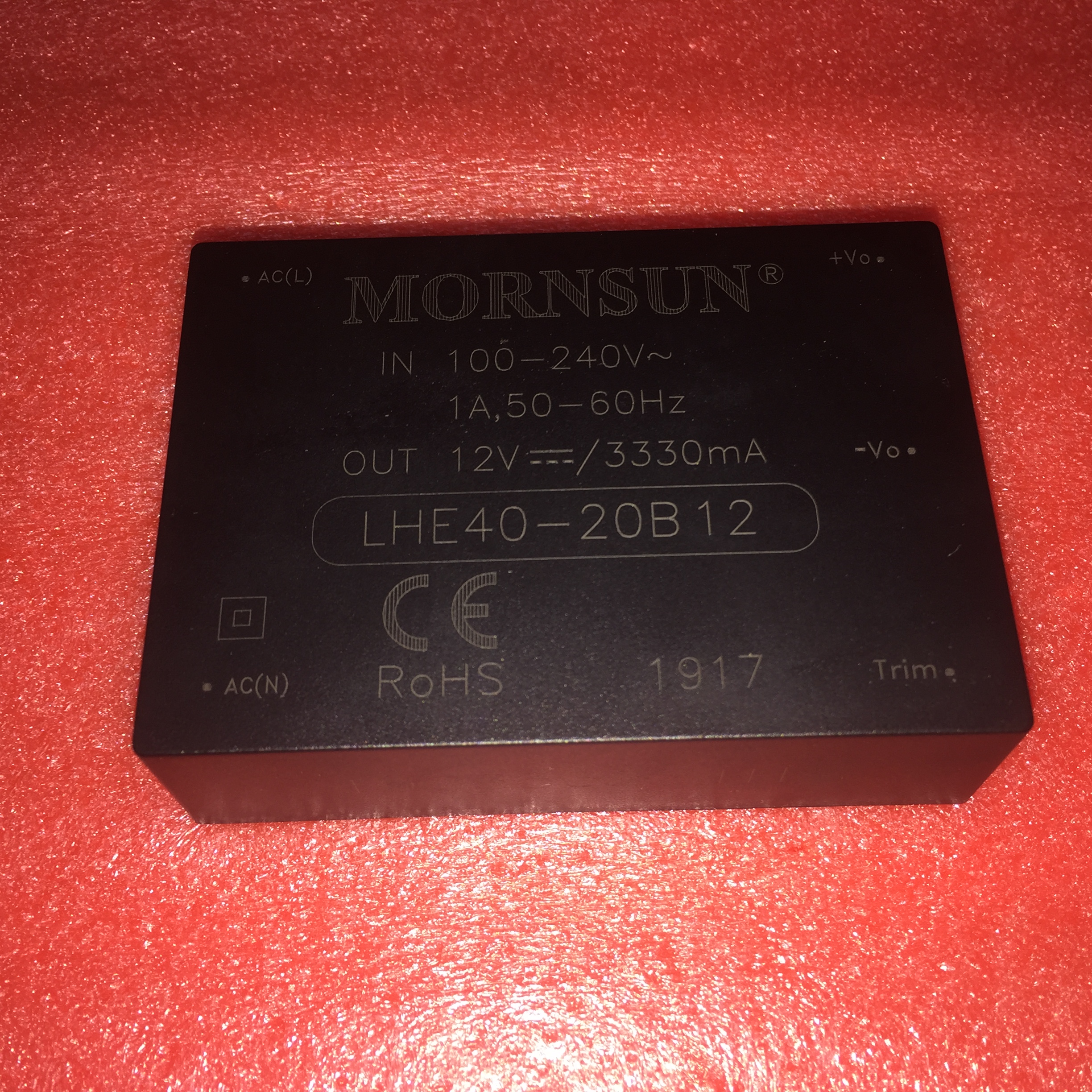 LHE40-20B12金升阳AC-DC电源模块12V3.33A原装40W可替LH40-10B12