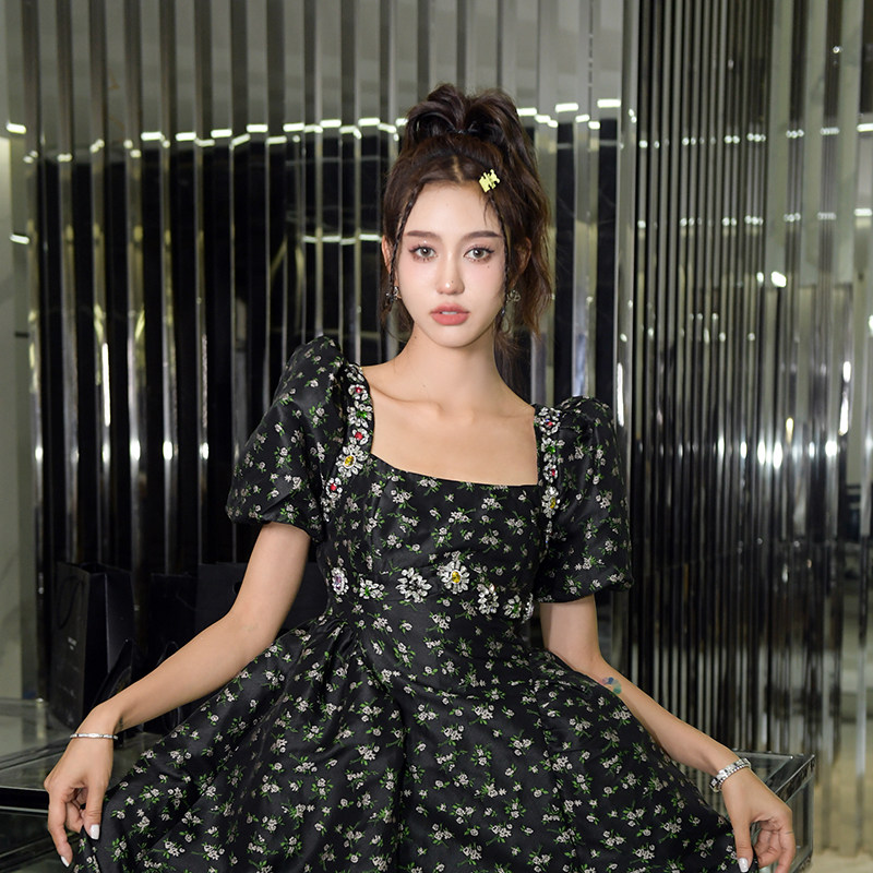 forevercan水晶岛玫瑰-进口薇光缎面名媛镶钻连衣裙,女装/女士精品,连衣裙,淘宝优惠券,粉丝福利购,淘宝优惠卷