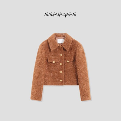 SSAVAGE“城市猎人”客订美利奴羊毛复古羽绒短款外套