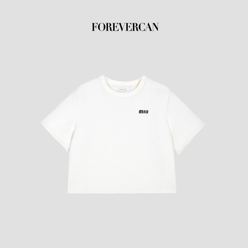 Forevercan女装2025新款“奶酪软欧”m!u24S运动风短袖+背心+半裙,女装/女士精品,时尚套装,淘宝优惠券,粉丝福利购,淘宝优惠卷