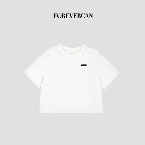 Forevercan女装2025新款“奶酪软欧”m!u24S运动风短袖+背心+半裙