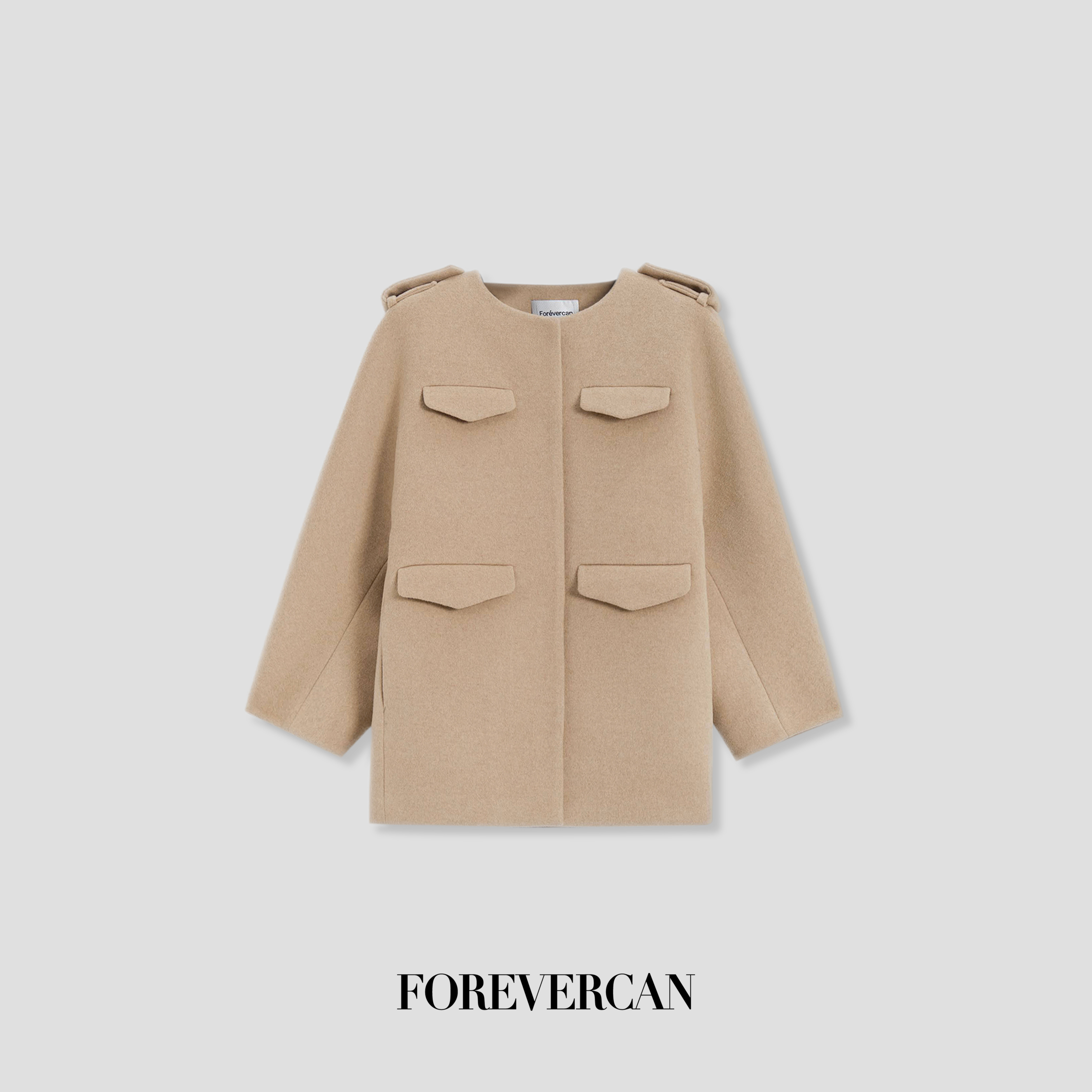 Forevercan女装新款“佩纳宮”客订美利奴羊毛呢披肩斗篷大衣套装,女装/女士精品,时尚套装,淘宝优惠券,粉丝福利购,淘宝优惠卷