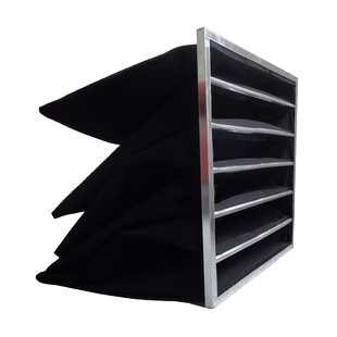 活性炭袋式纤维毡过滤袋初中效空气过滤器喷烤漆房除异味过滤网