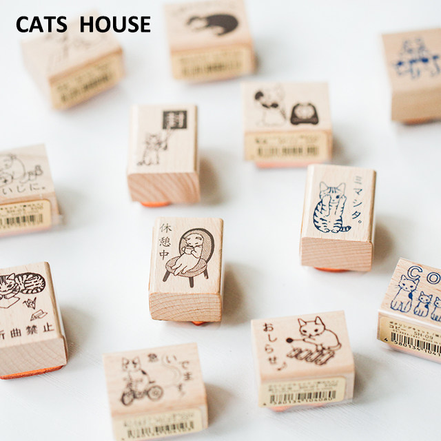 Cats House From Japan Pottering Cat Kitty seal Imported Japanese lovelyin the Electronic Dictionary/Electronic paper book/Stationery , Other cultural goods  category - from Buy2taobao.com to provide professional Taobao agent buy service