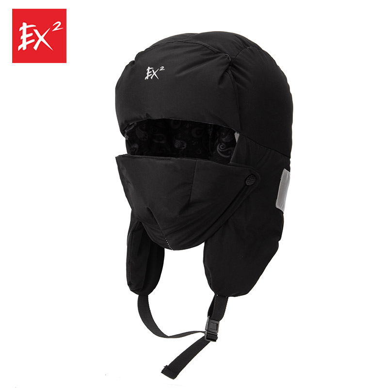 户外保暖羽绒男女款飞行员雷锋帽