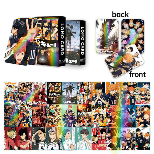 镭射闪卡总链接 动漫周边双面30张小卡 盒装照片卡 LOMO卡 贺卡