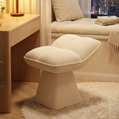 轻奢家用卧室旋转化妆椅设计师创意小尺寸化妆凳美甲凳梳妆台椅子