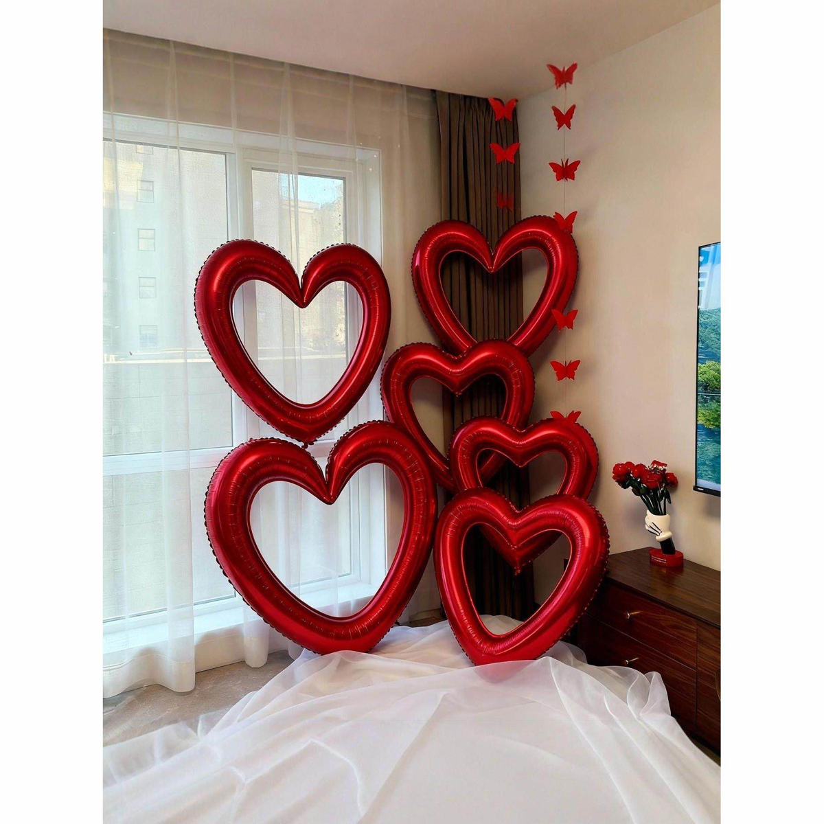 爱心气球结婚场景订婚布置装饰求婚室内拍照道具婚房布置套装男方,节庆用品/礼品,婚房装扮用品,淘宝优惠券,粉丝福利购,淘宝优惠卷