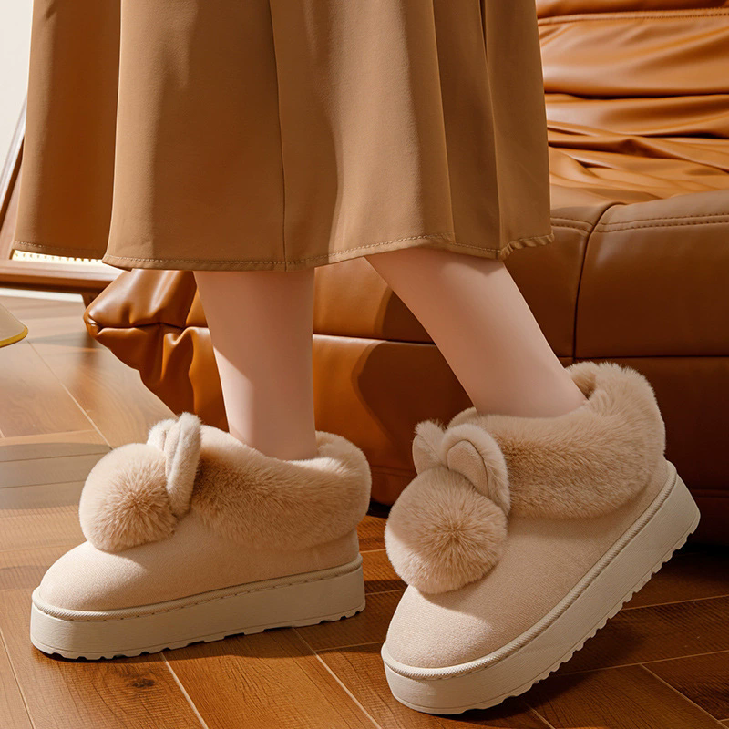户外加厚毛绒毛毛球可爱学生保暖鞋时尚网红爆款潮流雪地鞋冬新款,女鞋,包头拖,淘宝优惠券,粉丝福利购,淘宝优惠卷