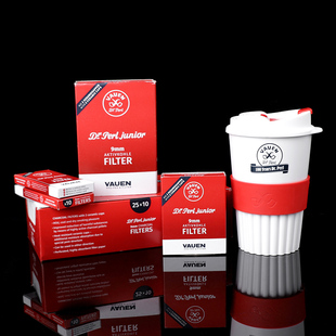 进口华云活性炭过滤芯男士烟斗烟嘴9MM滤器陶瓷头专用手工具配件