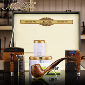 烟斗礼盒 手工实木烟斗坎伯兰烟嘴老式 Newbee石楠木烟斗男士 自由式