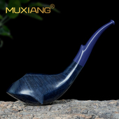 过滤专用烟具 男士 进口石楠木烟斗手工实木自由式 蓝鲸鱼斗传统老式