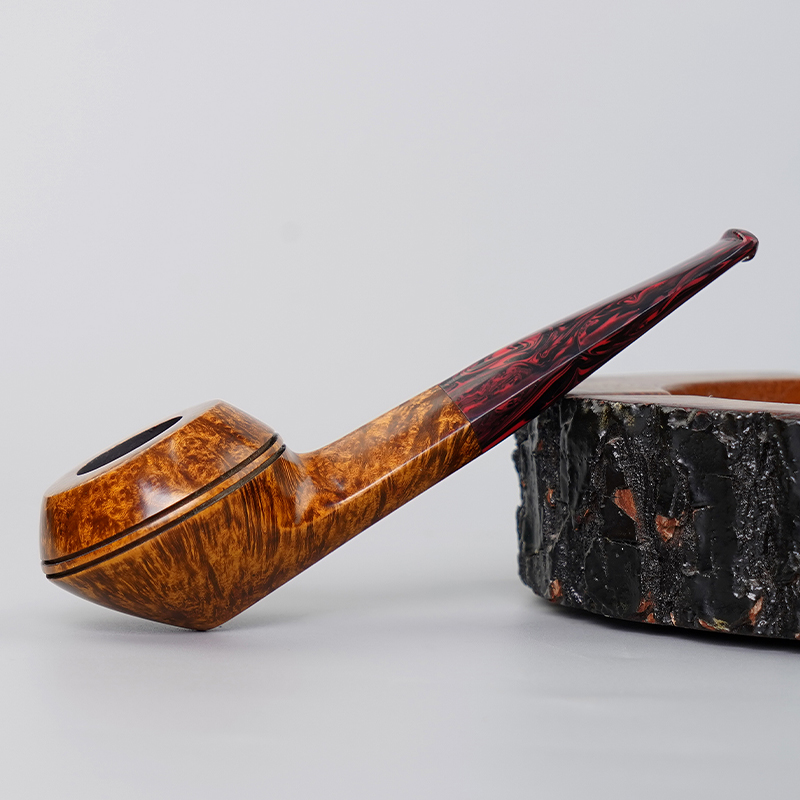 木香手工石楠木飞碟牛头烟斗
