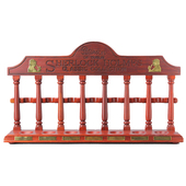 Peterson彼得森进口实木烟斗架7位花梨木烟斗展示架子烟斗配件