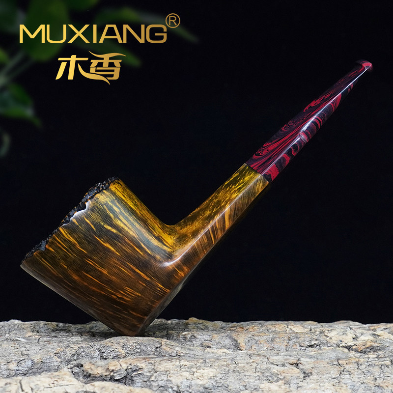 进口石楠木烟斗手工实木瘤皮桌斗传统老式过滤专用男士烟斗具配件