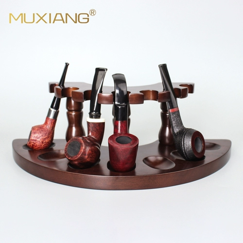 Система хранения из натурального дерева ручной работы, стенд, трубка, курительные принадлежности